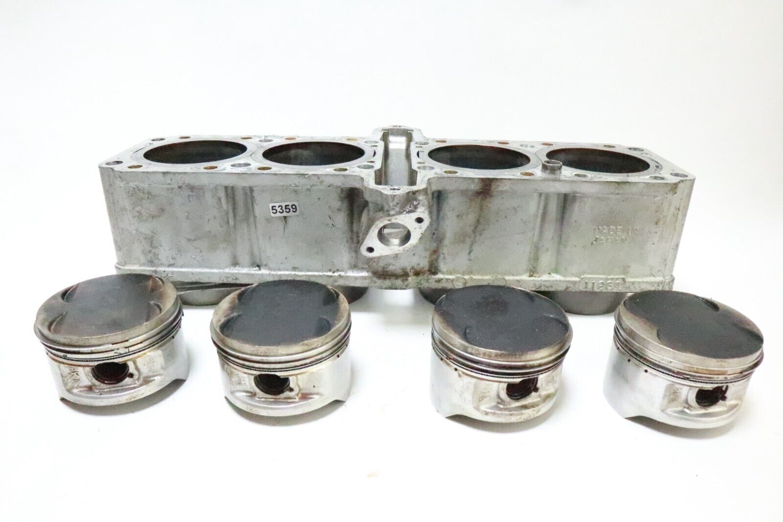 86-01 Kawasaki Voyager ZG1200 XII Cylinder with Pistons USED - Image 4