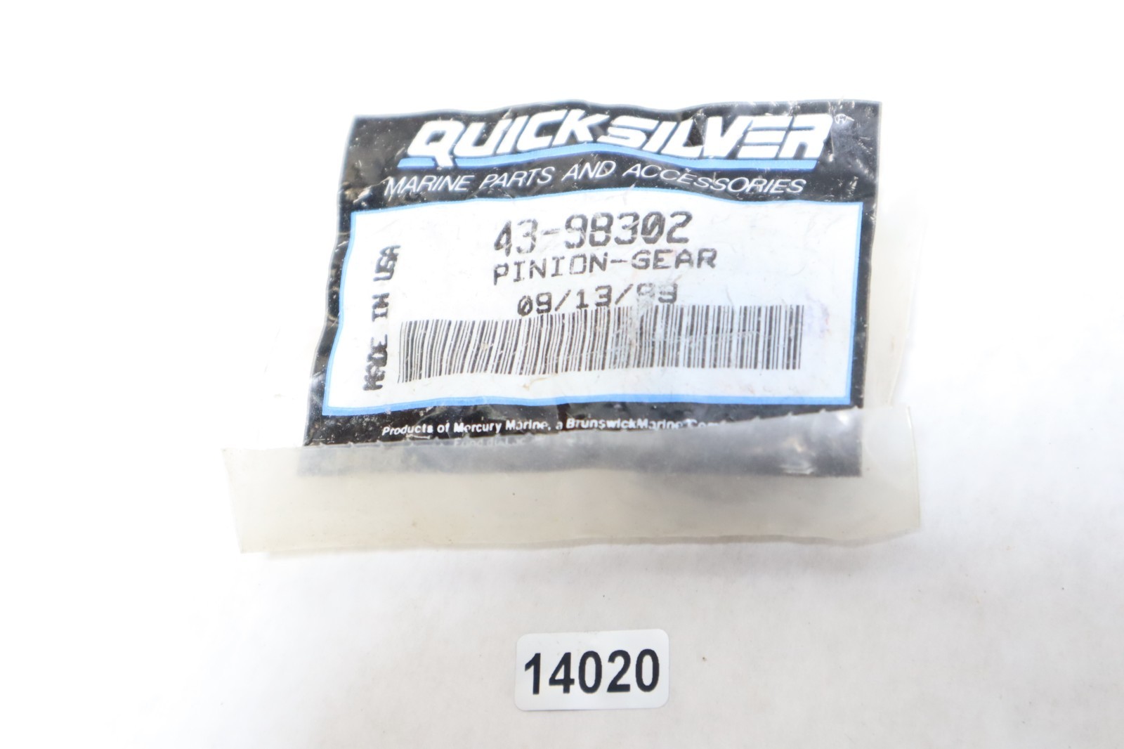Mercury Mariner 43-98302 Pinion Gear NEW SURFACE RUST - Image 3