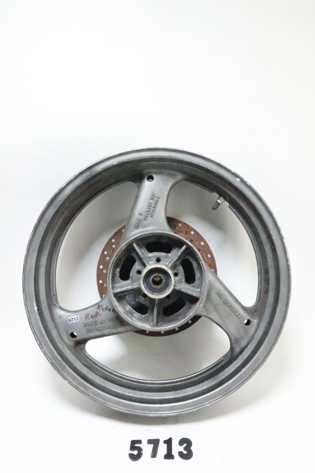 88-97 Suzuki GSX600F GSX750F Katana Rear Wheel - Image 2