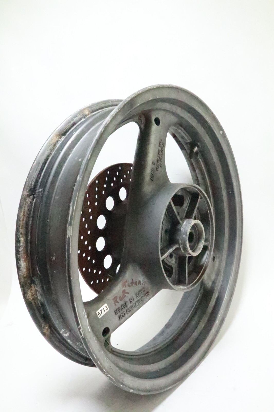 88-97 Suzuki GSX600F GSX750F Katana Rear Wheel - Image 4