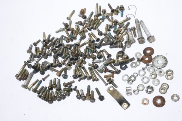 1980 s Johnson Evinrude 235   HP Mixed Nut Bolt Washer Lot used - Image 2