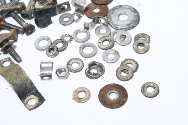 1980 s Johnson Evinrude 235   HP Mixed Nut Bolt Washer Lot used - Image 6