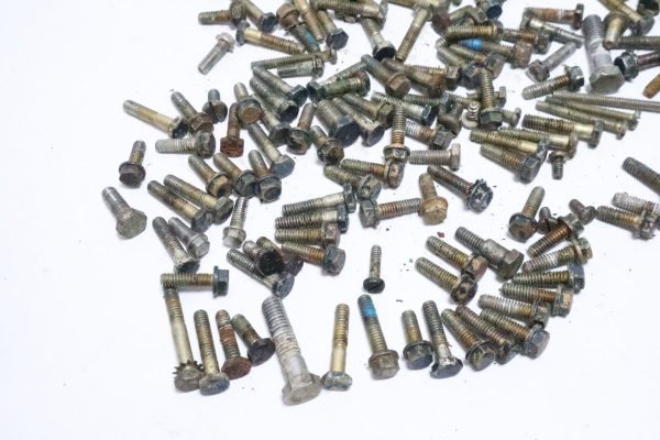 1980 s Johnson Evinrude 235   HP Mixed Nut Bolt Washer Lot used - Image 11