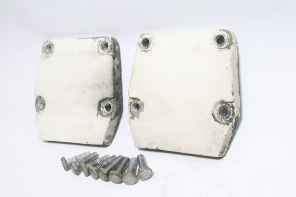 Johnson Evinrude 321673 Lower Mount Bracket Cover 329894 Screws - Pair | Used - Image 3