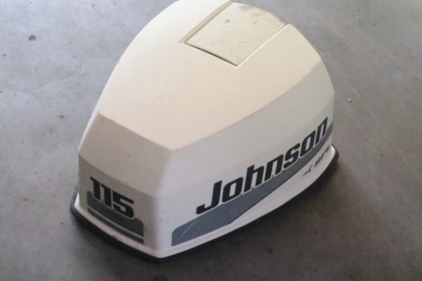 1997 1998 Evinrude Johnson 115 HP V4 Motor Cowl Engine Cover Top Hood 0438776 - Image 2