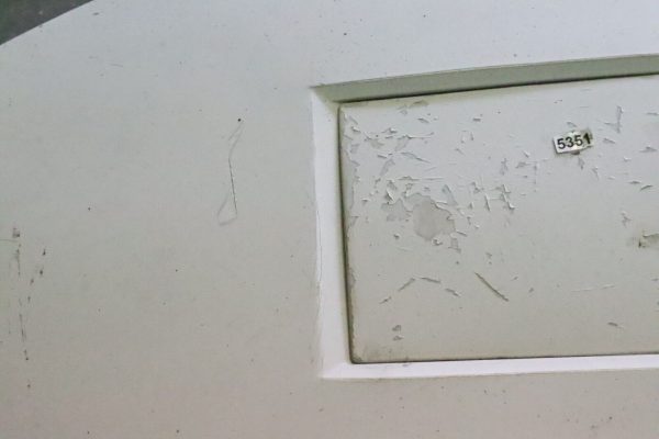 1997 1998 Evinrude Johnson 115 HP V4 Motor Cowl Engine Cover Top Hood 0438776 - Image 5