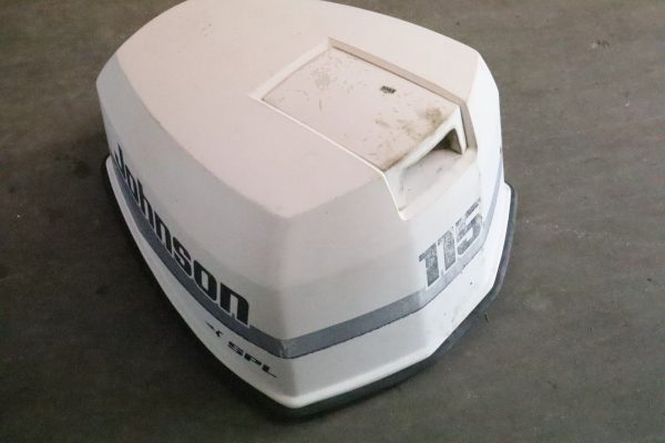 1997 1998 Evinrude Johnson 115 HP V4 Motor Cowl Engine Cover Top Hood 0438776 - Image 7