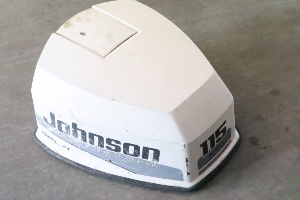 1997 1998 Evinrude Johnson 115 HP V4 Motor Cowl Engine Cover Top Hood 0438776 - Image 13